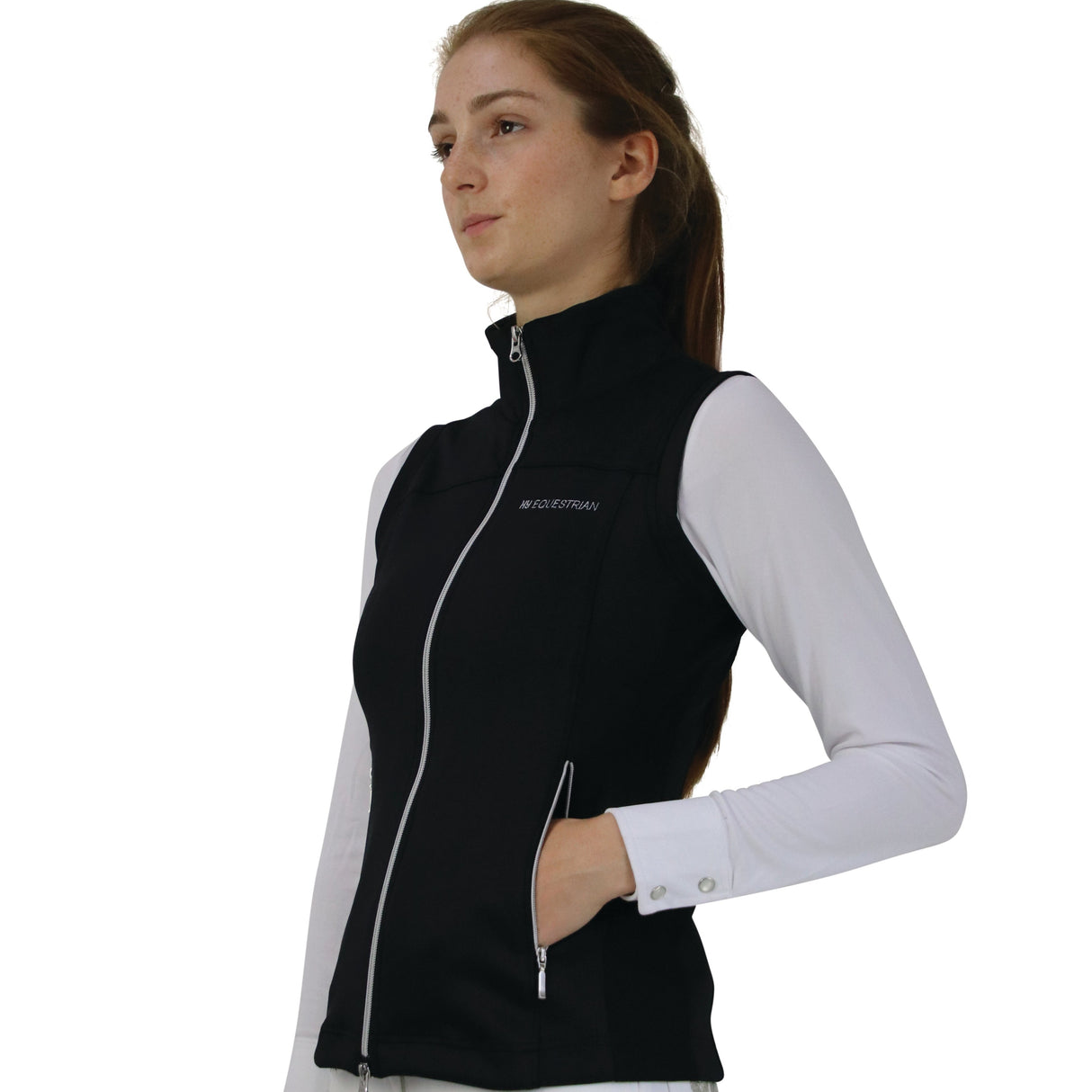 Hy Equestrian Synergy Flex Gilet #colour_black