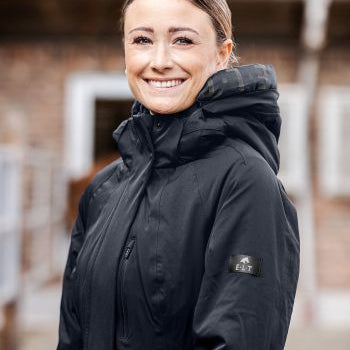 E.L.T Opal Ladies Winter-Performance-Riding Coat #colour_deep-blue