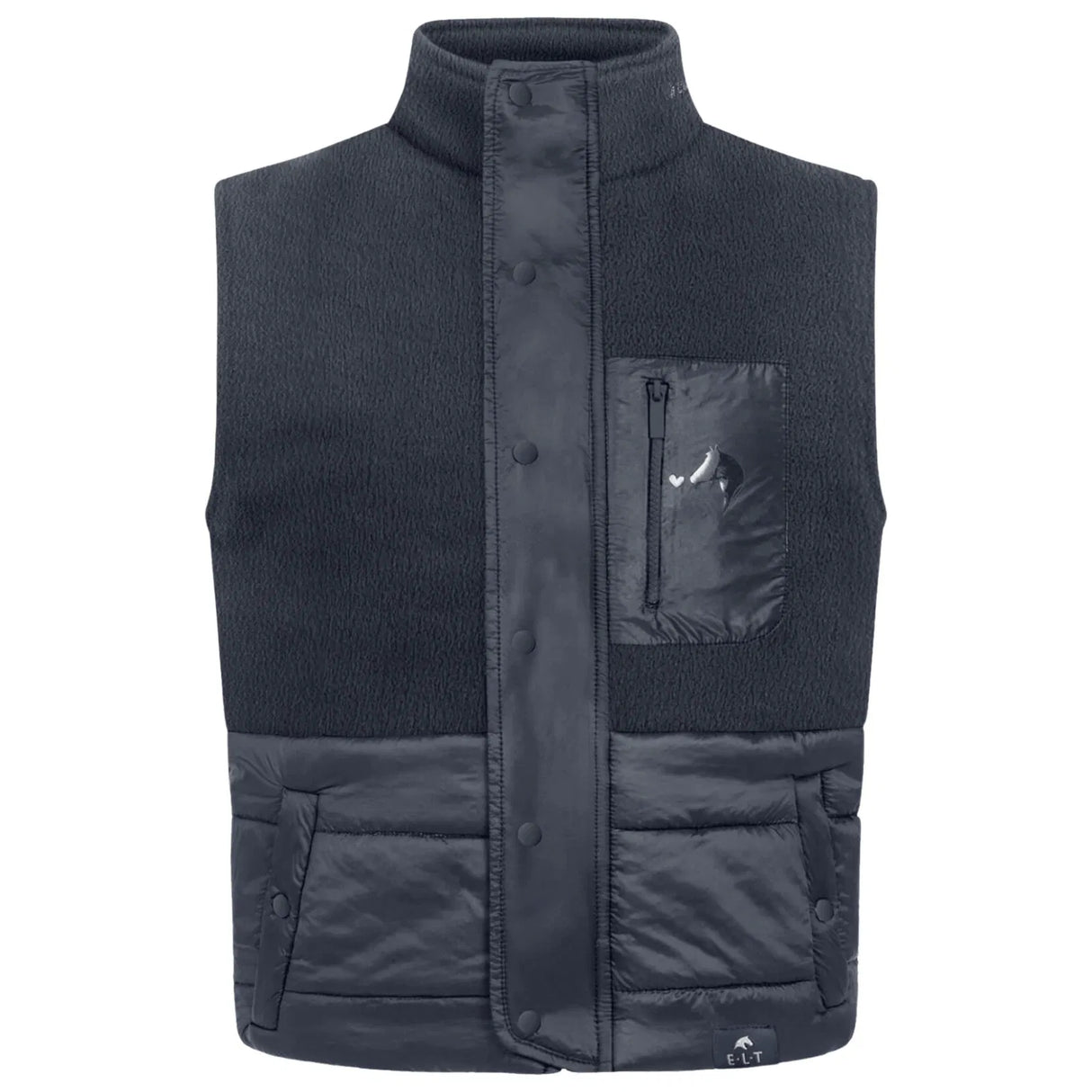 E.L.T Children's Lucky Milu Quilted Gilet #colour_deep-blue