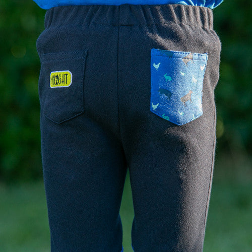 Little Knight Farm Collection Tots Jodhpurs #colour_navy-cobalt-blue