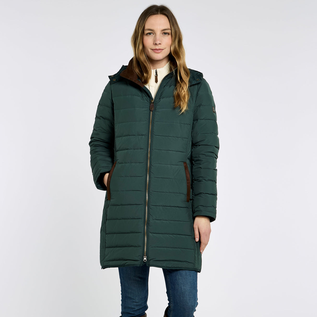 Dubarry Womens Ballybrophy Quilted Jacket #colour_winter-moss