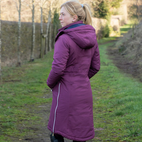 Hy Equestrian Synergy Guard Waterproof Coat #colour_fig-navy
