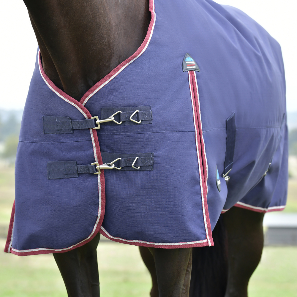 Weatherbeeta Comfitec Essential 50G Turnout #colour_burgundy-navy