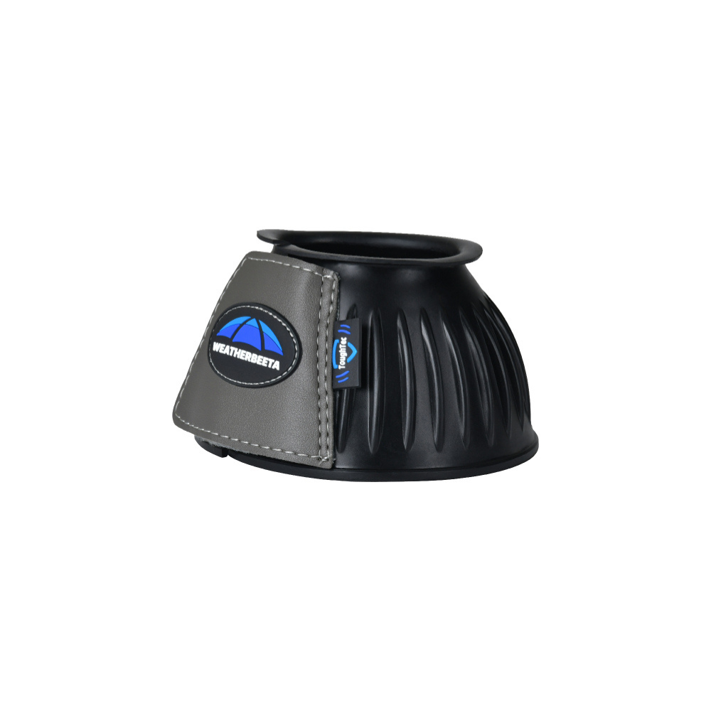 Weatherbeeta Tough-Tec Prime Rubber Bell Boots #colour_black-grey