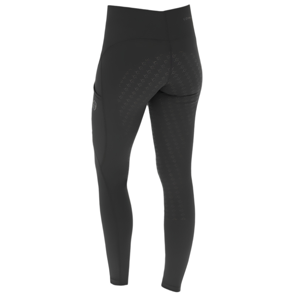 Covalliero Ladies Pull On Riding Tights #colour_black