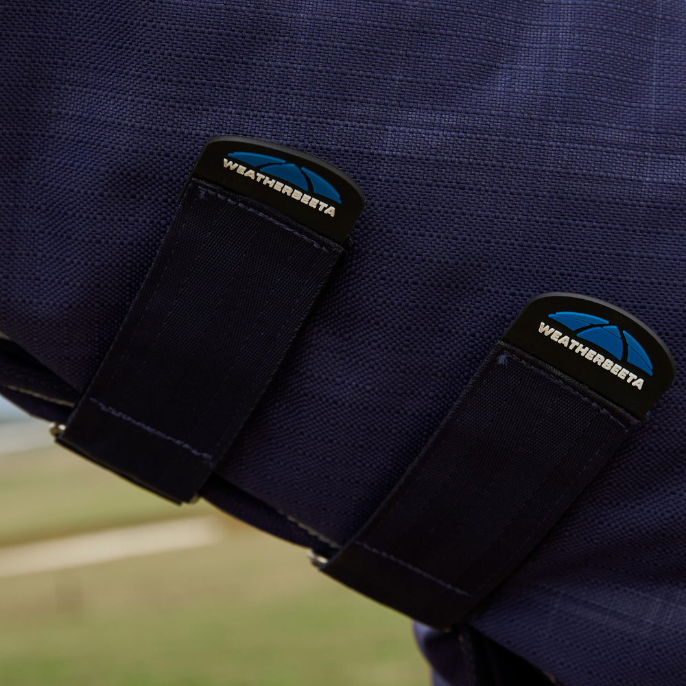 Weatherbeeta Comfitec Prelim 220G Combo Turnout #colour-navy-embossed-plaid