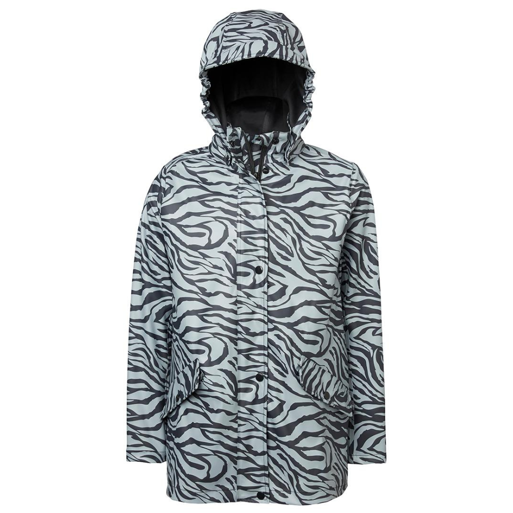Mountain Horse Children's Drops Rain Coat #colour_black-grey