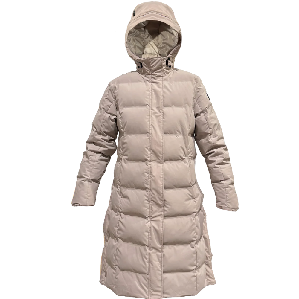EQUIDRY Girl's Thora Waterproof Riding Puffer #colour_sand