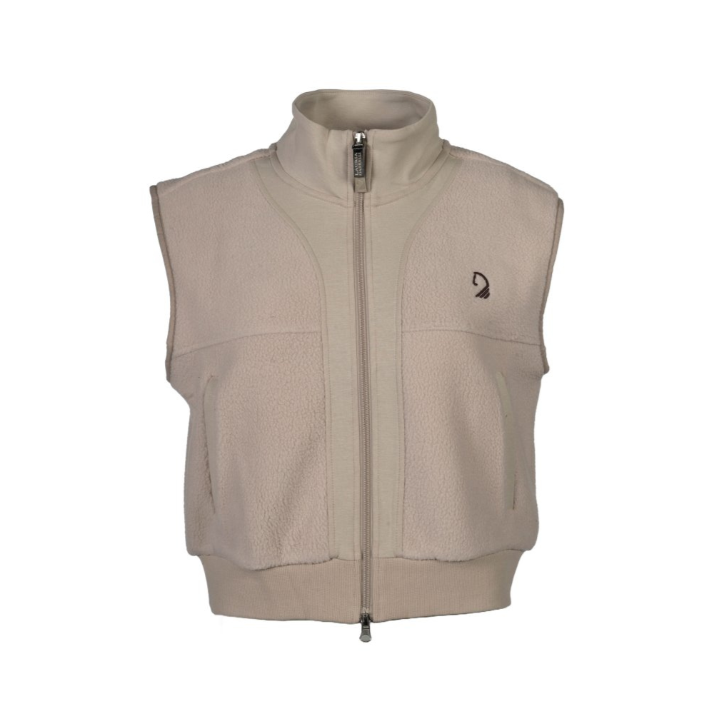 HKM Ladies Vest -Arezzo Teddy- #colour_beige