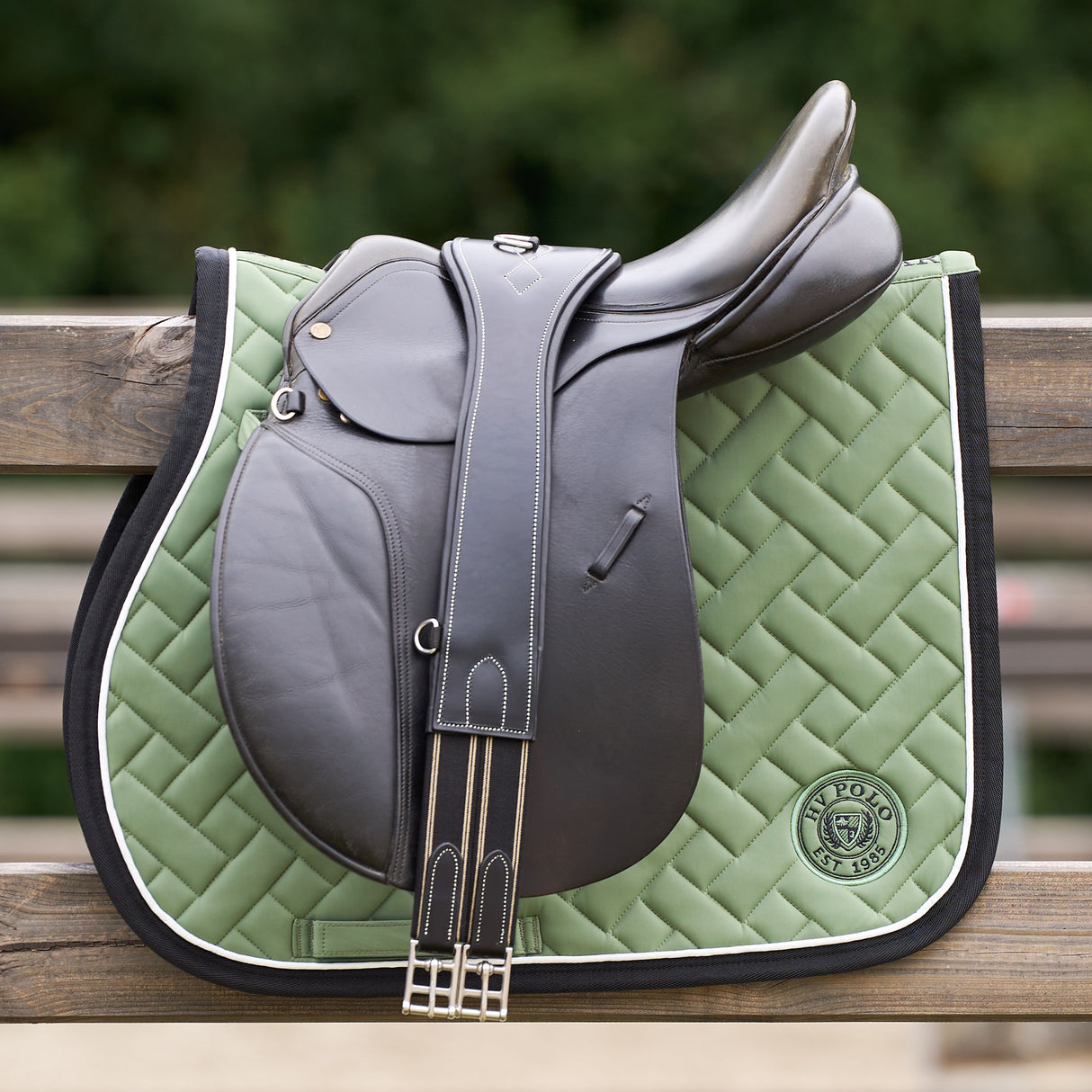 HV Polo Favourite GP Saddle Pad #colour_greenery