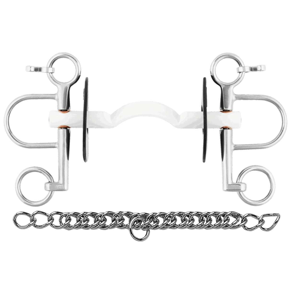 Sprenger Nathe Pelham Hard Mullen Mouth 15mm With 5.5cm Port Cheeks