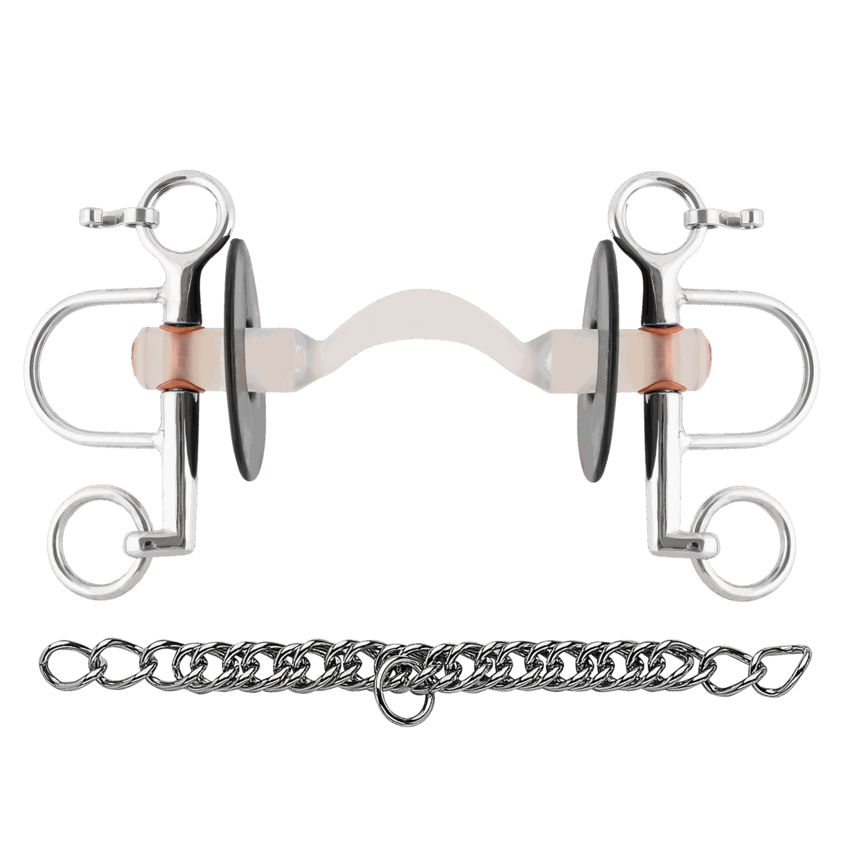 Sprenger Nathe Pelham 20mm With Hard Mullen Mouth With Port & Short Cheeks