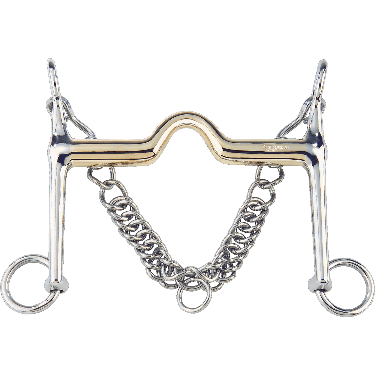 Sprenger Weymouth Bit 5cm Shank Aurigan + Ss Cheeks