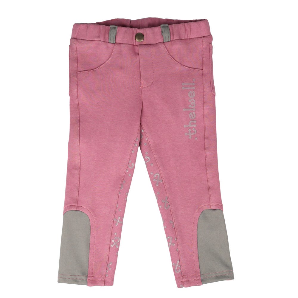 Hy Equestrian Thelwell Mini Tots Jodhpurs #colour_pastel-pink