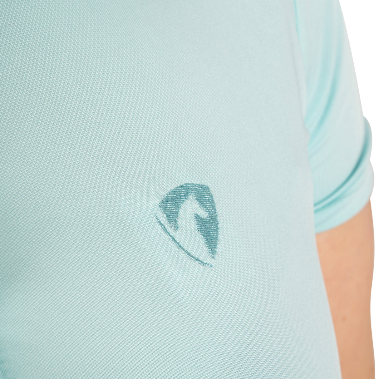 Hy Equestrian Ladies Elevate Essential Polo Shirt #colour_ice-blue