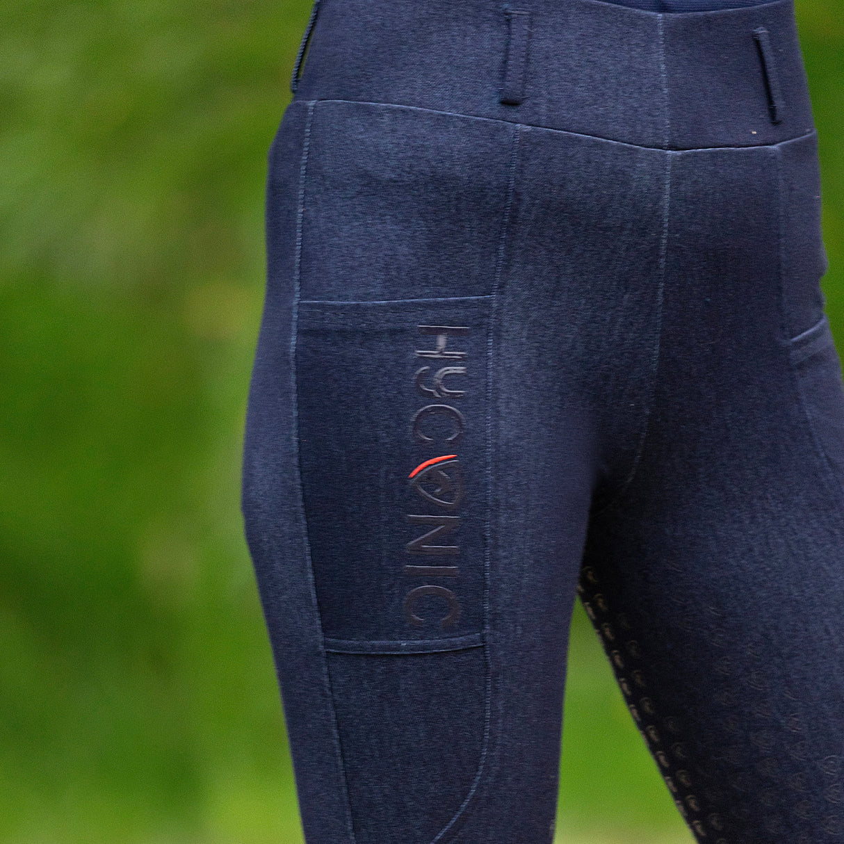 HyCONIC Ladies Valloria Denim Look Riding Tights #colour_navy