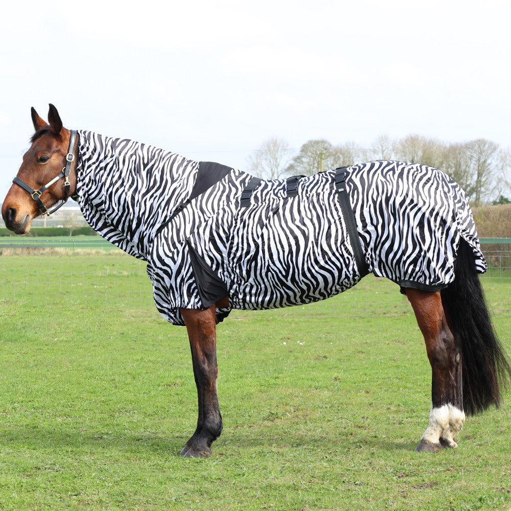 StormX Original Sweet Itch Zebra Rug #colour_black-white