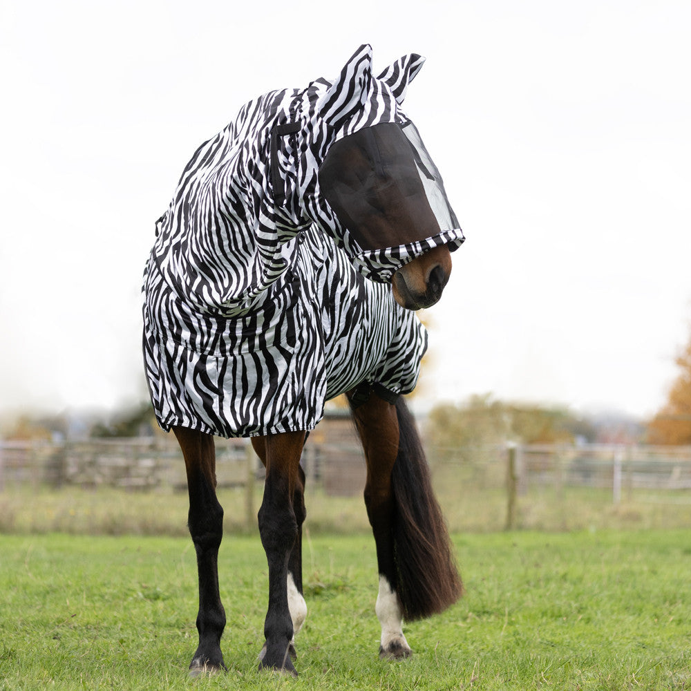StormX Original Sweet Itch Zebra Rug #colour_black-white