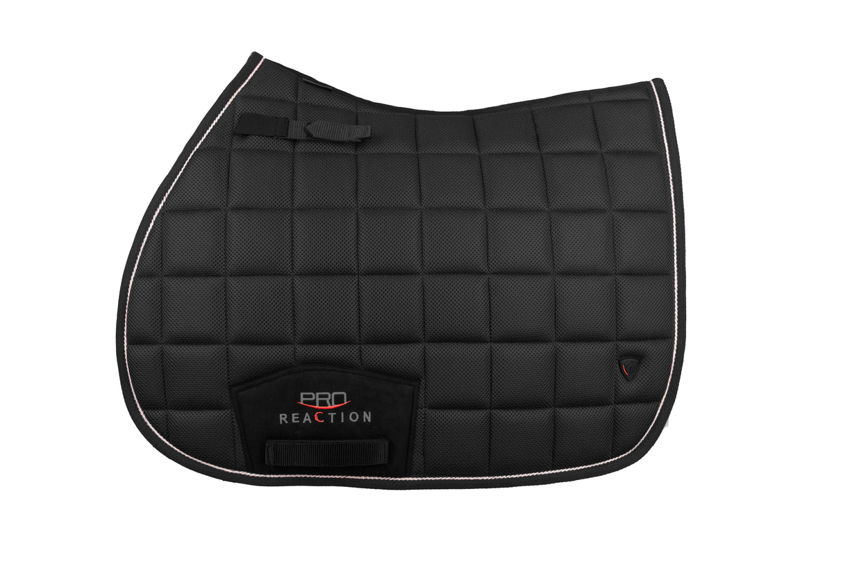 Hy Equestrian Pro Reaction 3D Mesh GP Saddle Pad #colour_black
