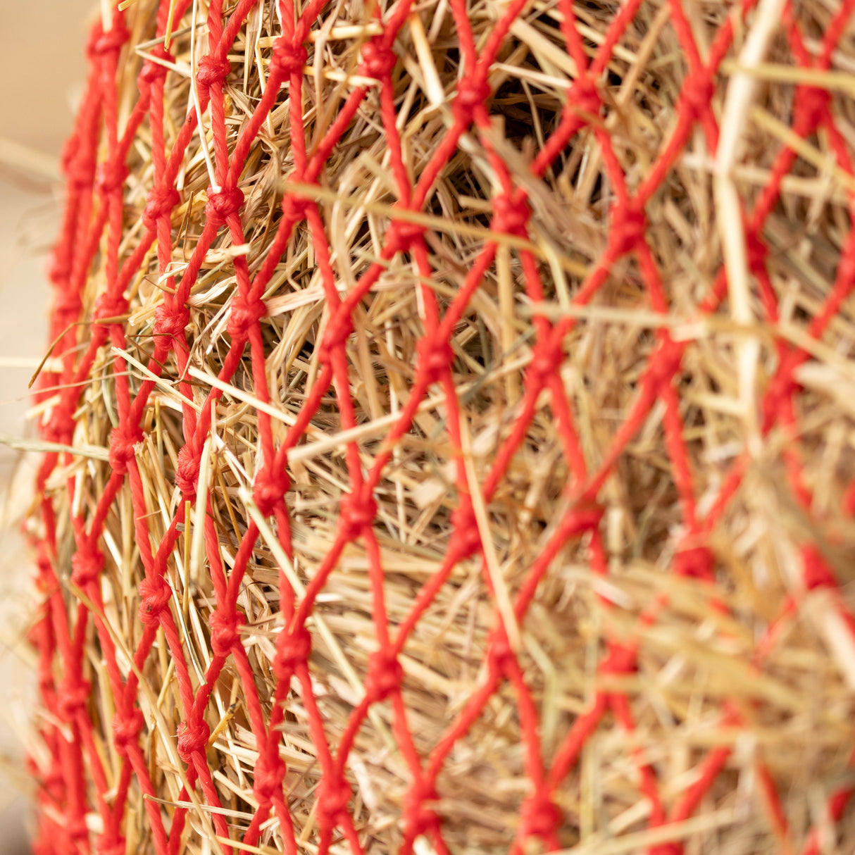 Hy Equestrian Slow Flow Lock-Knot Haynet #colour_red