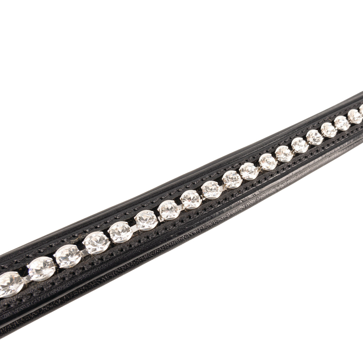 ProPresicce Signature Classic Diamante Browband by Hy Equestrian #colour_black-with-silver-diamantes