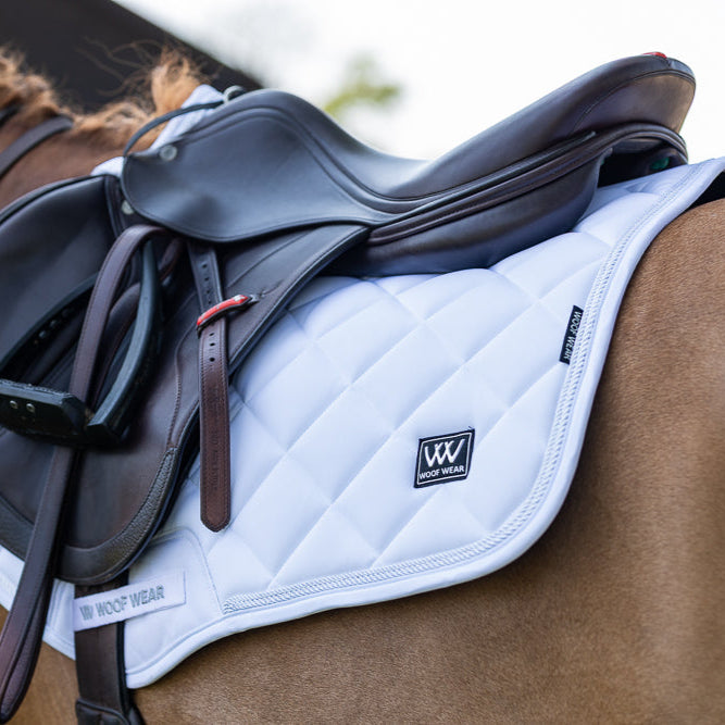 Woof Wear Vision Aura Close Contact Saddle Pad #colour_white