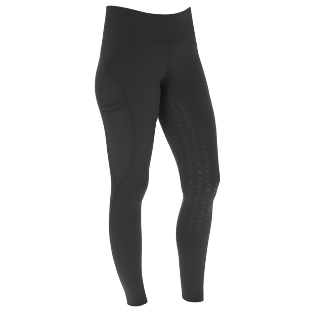 Covalliero Ladies Pull On Riding Tights #colour_black