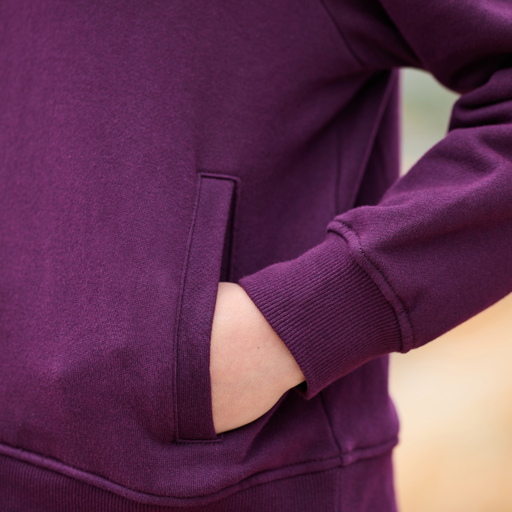 Dublin Children's 1/4 Zip Fleece Pullover #colour_purple-violet