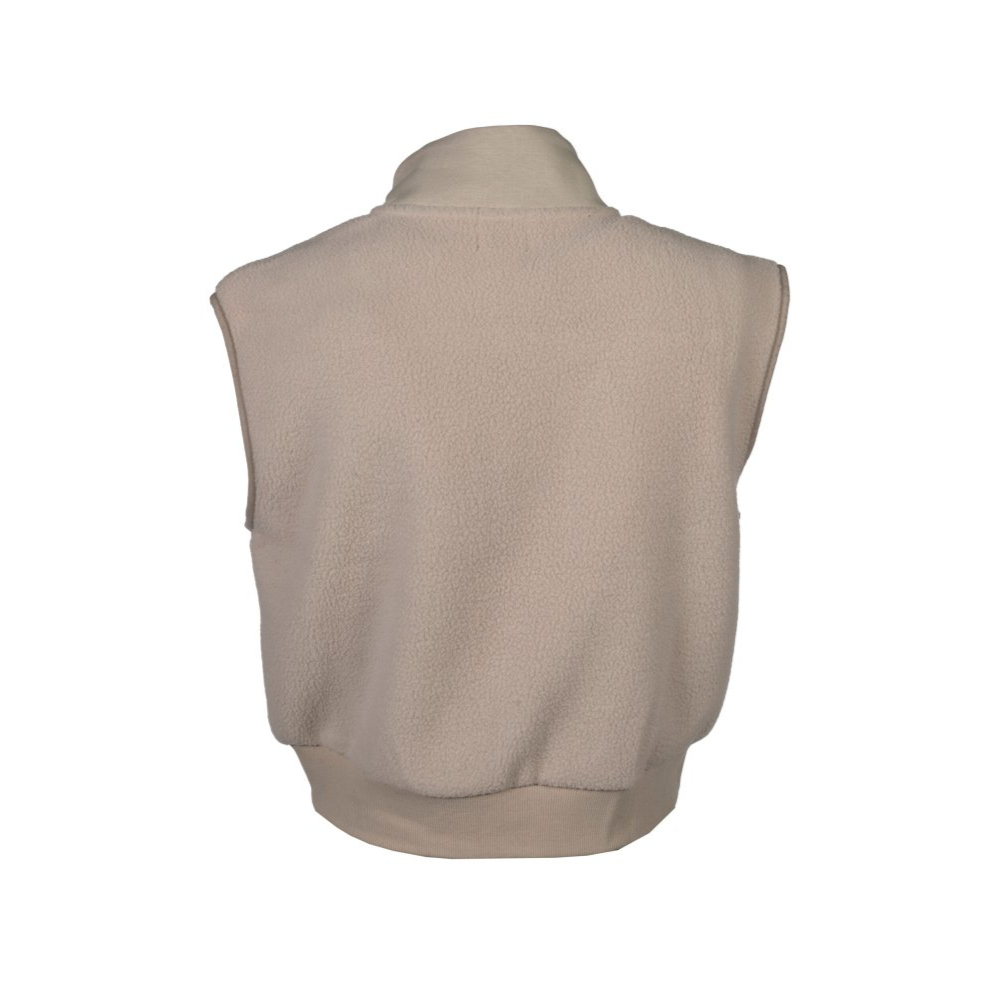 HKM Ladies Vest -Arezzo Teddy- #colour_beige