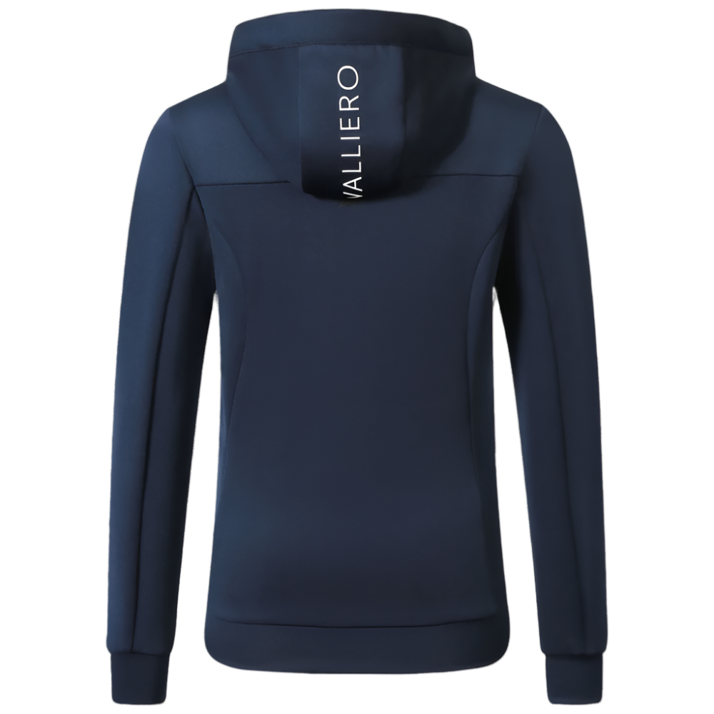 Covalliero Ladies Sporty Hoody Jacket #colour_dark-navy