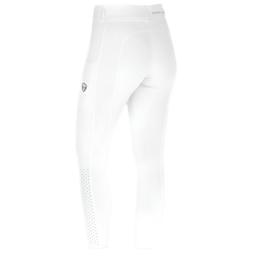 Covalliero Ladies Compression Riding Tights #colour_white