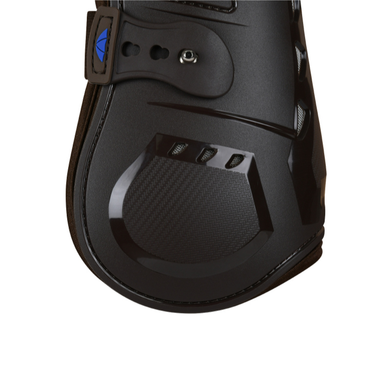 Weatherbeeta Tough-Tec Essential Open Front Boots #colour_brown