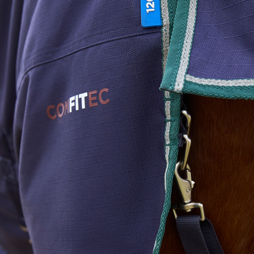 Weatherbeeta Comfitec Plus Dynamic 0G Turnout #colour_navy-forest-navy