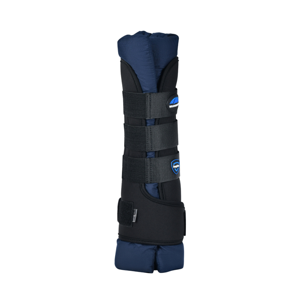 Weatherbeeta Tough-Tec Stable Boot Wraps #colour_black-navy