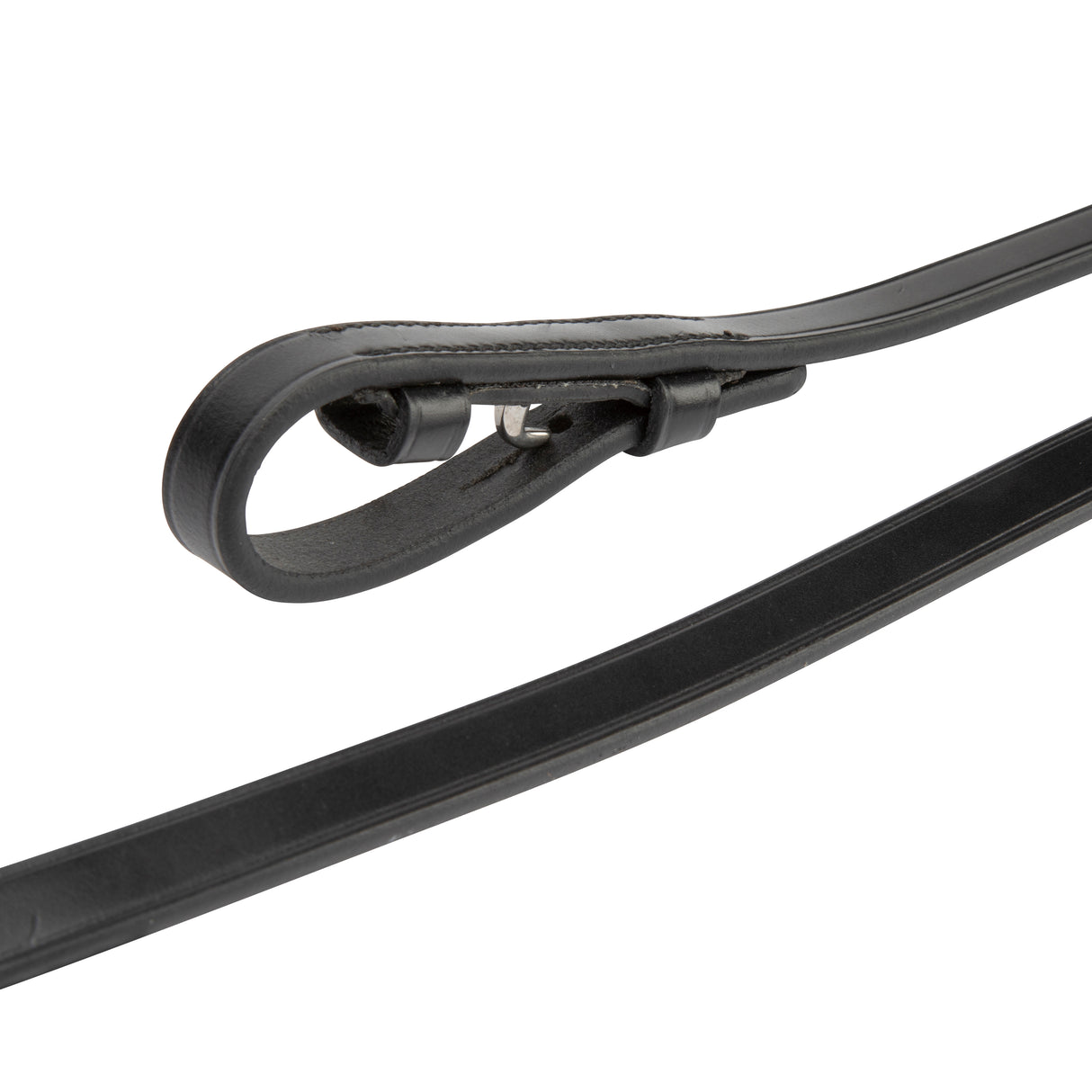 Shires Lusso Curb Reins #colour_black