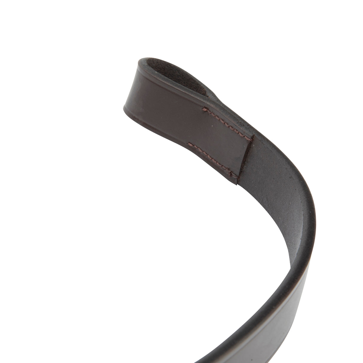 Shires Velociti Lusso Flat Browband #colour_havana