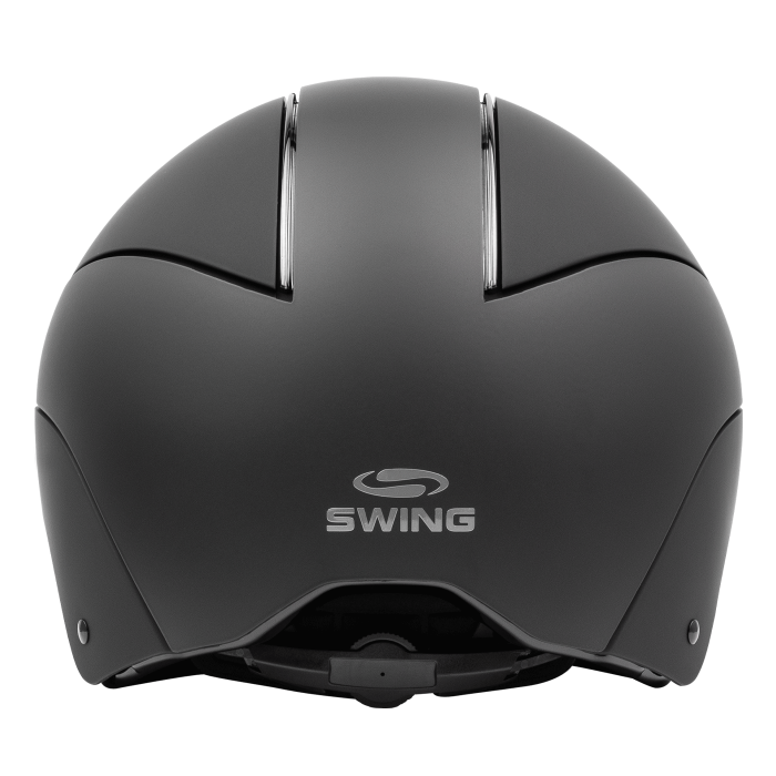 SWING H24 Chrome Riding Hat #colour_matt-black