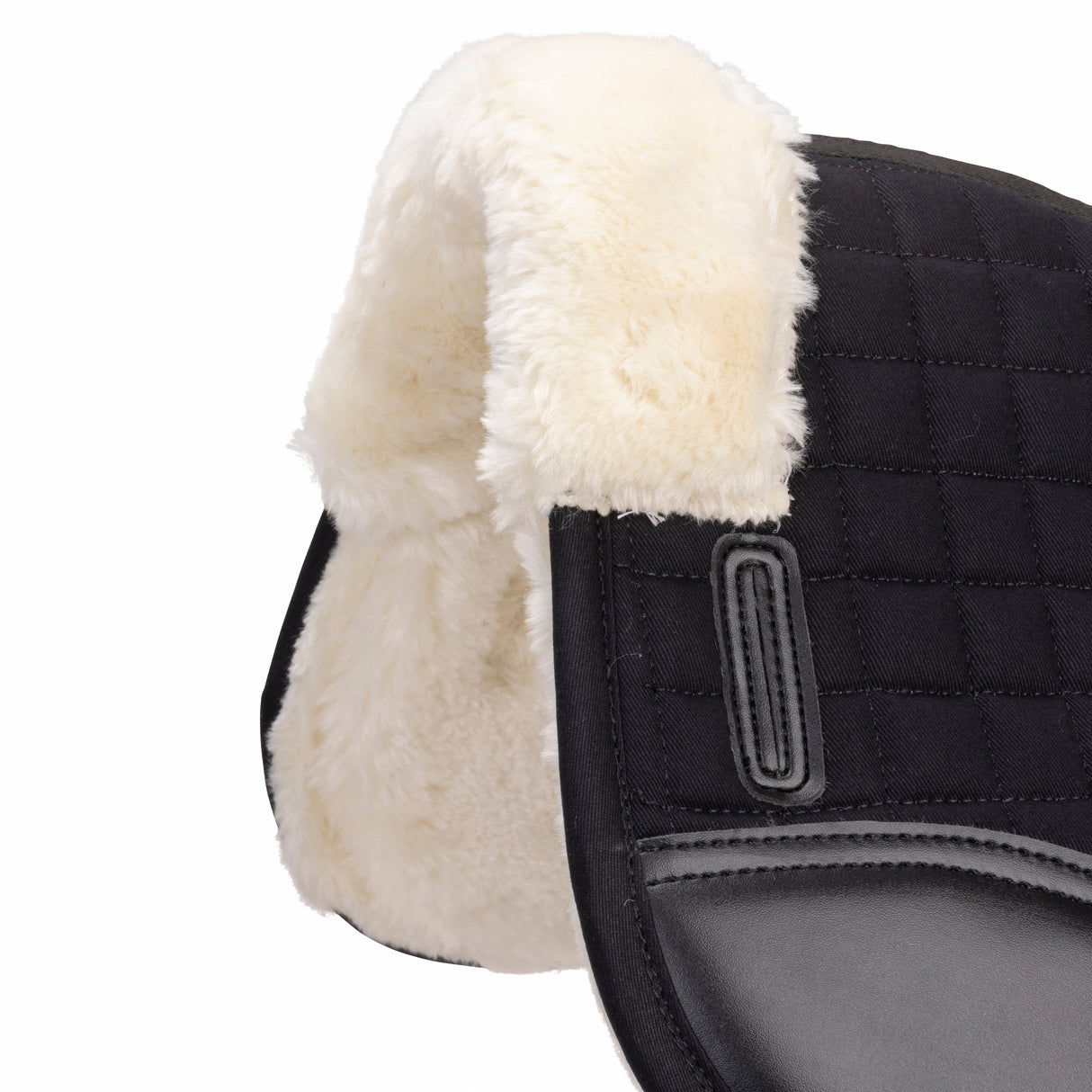 Shires ARMA Deluxe Cotton Half Pad #colour_black-natural