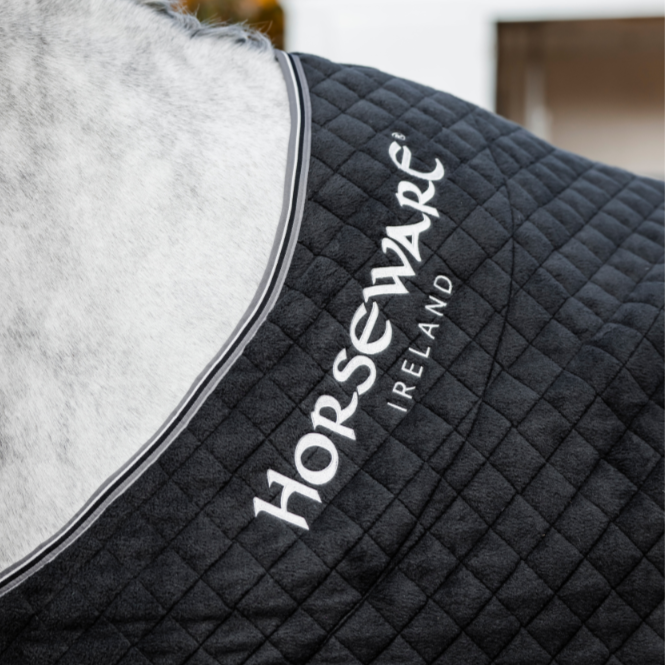 Horseware Ireland Thermal Cooler #colour_Black-Thunderstorm Grey-Silver
