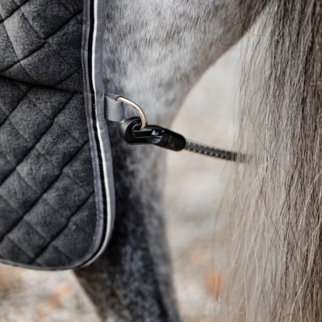 Horseware Ireland Thermal Cooler #colour_Black-Thunderstorm Grey-Silver