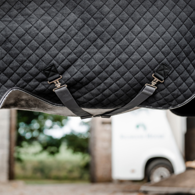 Horseware Ireland Thermal Cooler #colour_Black-Thunderstorm Grey-Silver