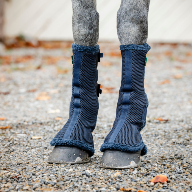 Horseware Ireland Show Ready Wraps #colour_navy-silver