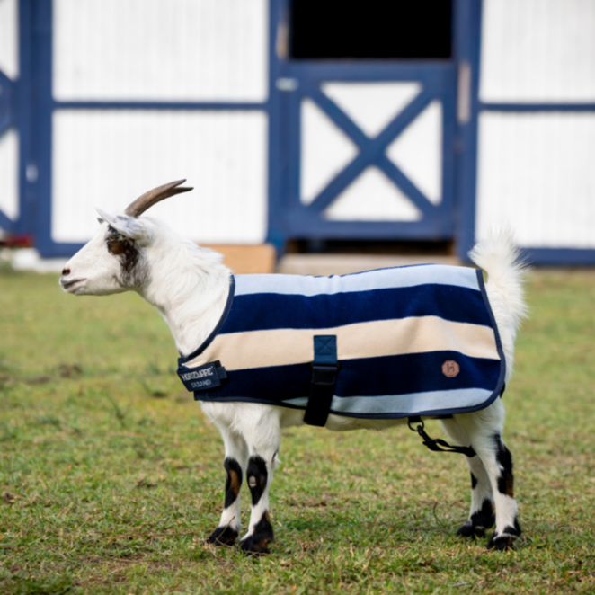 Horseware Ireland Newmarket Goat Fleece #colour_whitney-navy