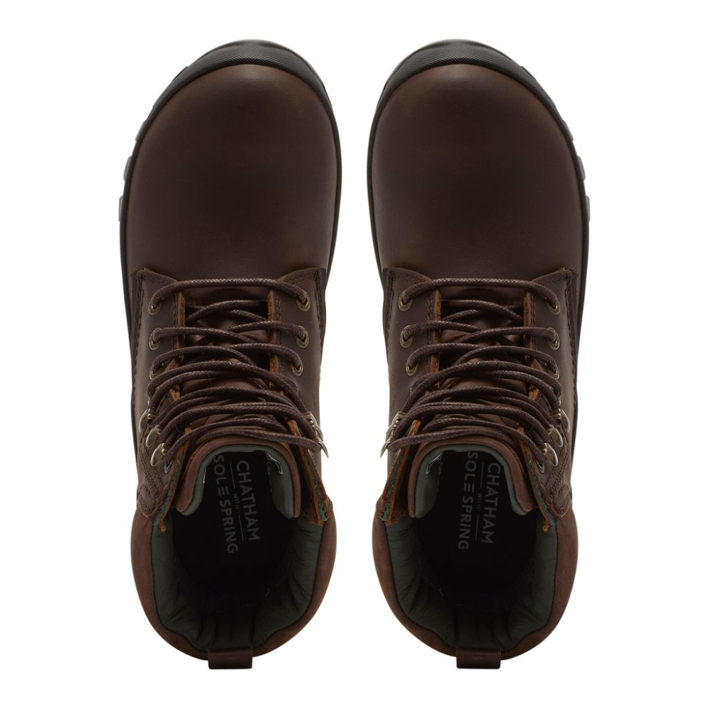 Chatham Ladies Bramham Waterproof Lace Ankle Boots #colour_dark brown