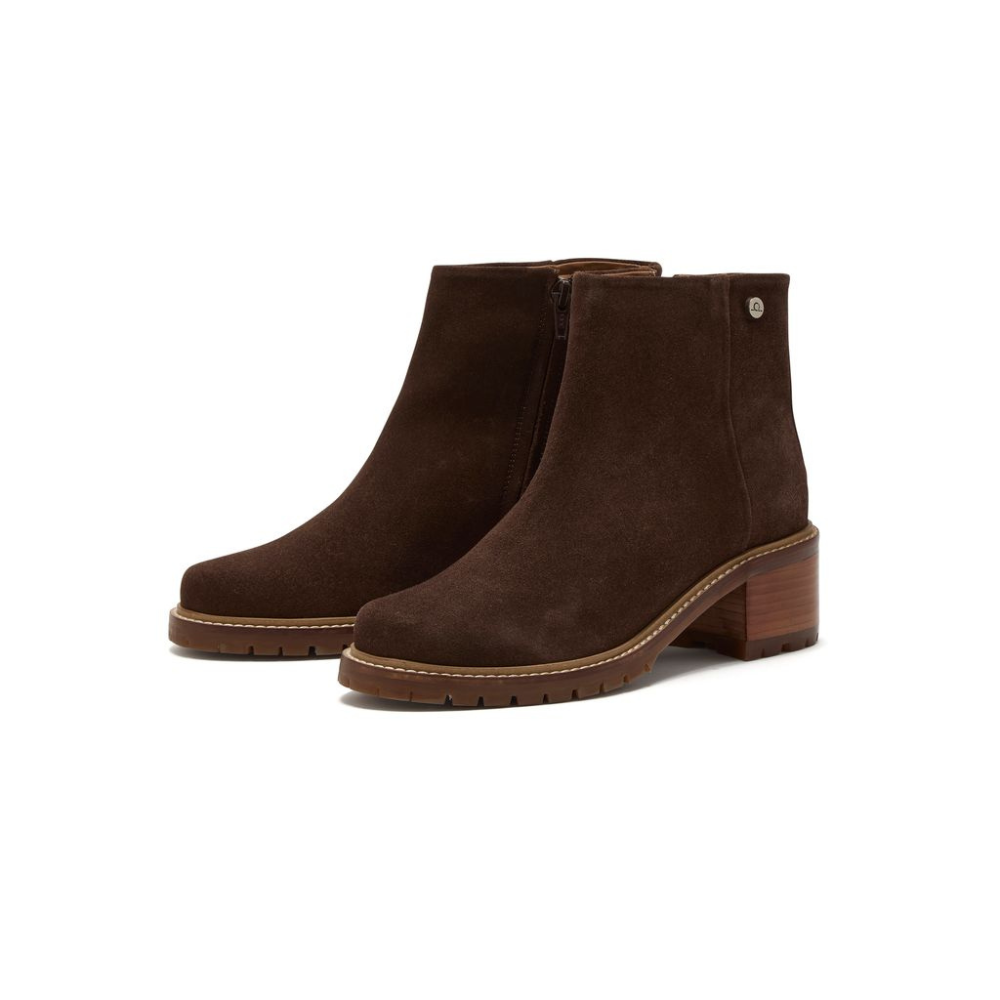 Chatham Ladies Hays Casual Zip Boots #colour_brown