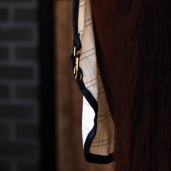 Weatherbeeta Comfitec Cotton Sheet Liner #colour_white-navy