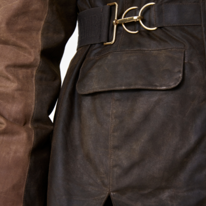 Horseware Ireland 40 Year Wax Coat #colour_heritage bay-rambo green