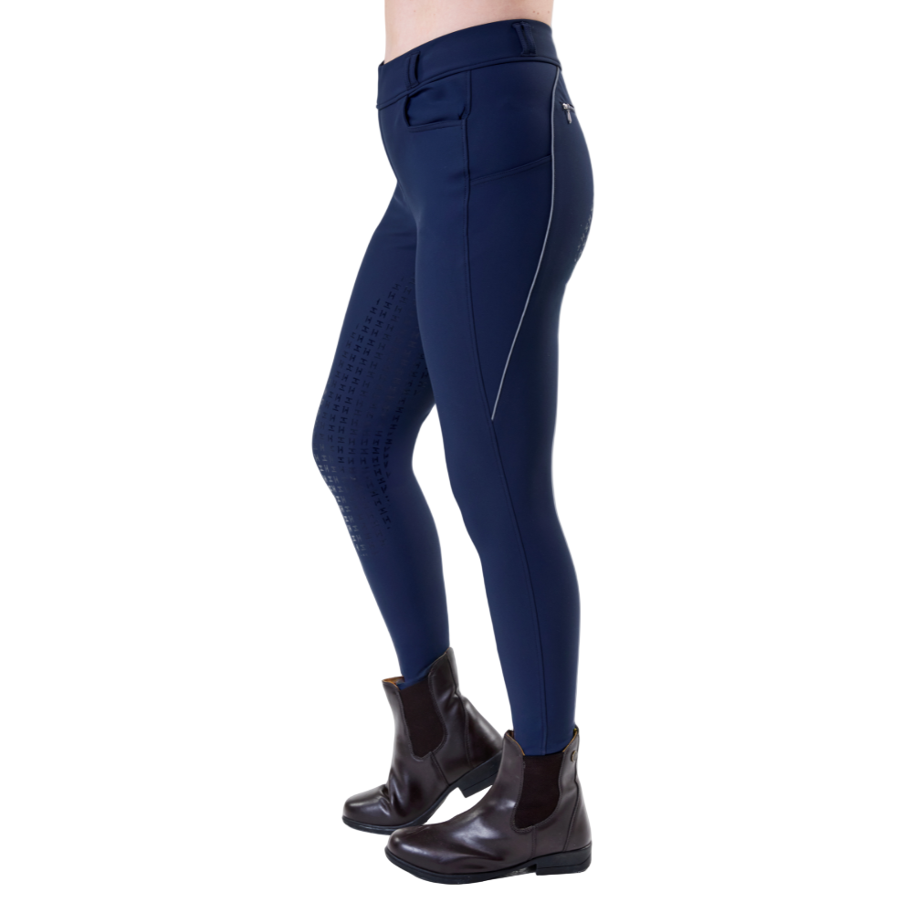 Horseware Ireland Easefit Hybid Full Seat Riding Tights #colour_core-navy