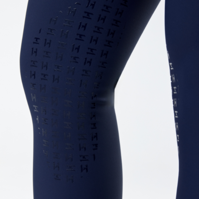Horseware Ireland Optifit Winter Knee Grip Riding Tights #colour_core-navy
