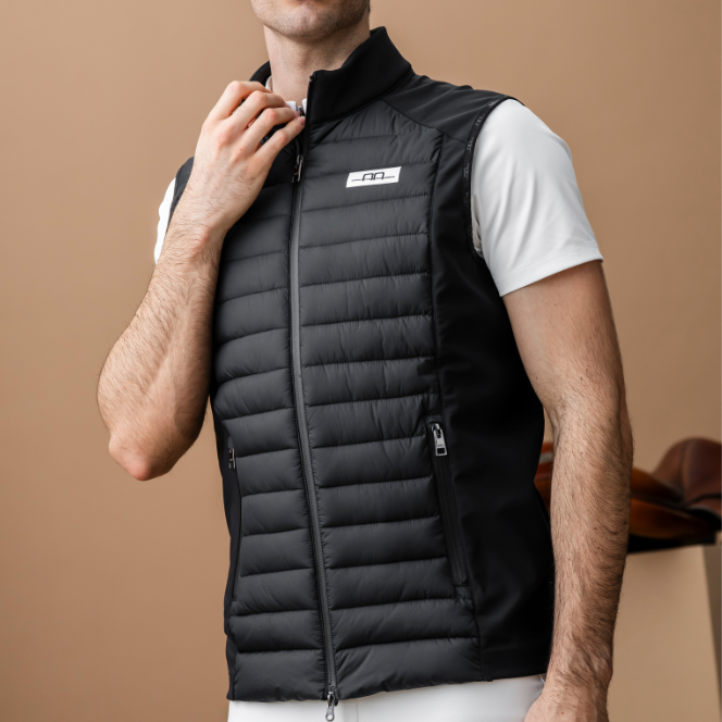 Alessandro Albanese Men's Kari Gilet #colour_core-black